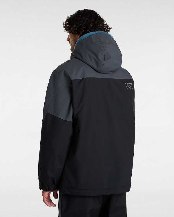 Black Men Vans MTE Hellbound Snowboard Jacket Australia | VN7280439