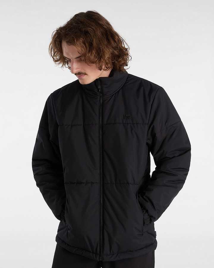 Black Men Vans MTE Norris Puffer Jacket Australia | VN8642739