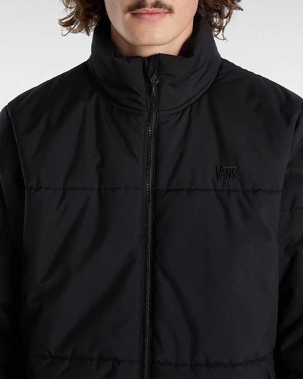 Black Men Vans MTE Norris Puffer Jacket Australia | VN8642739