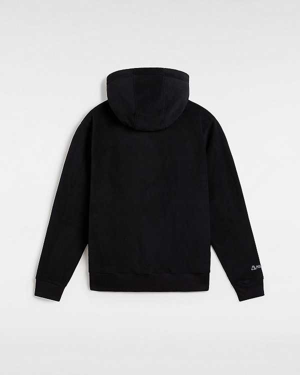 Black Men Vans MTE Polartec Hoodie Australia | VN4372105