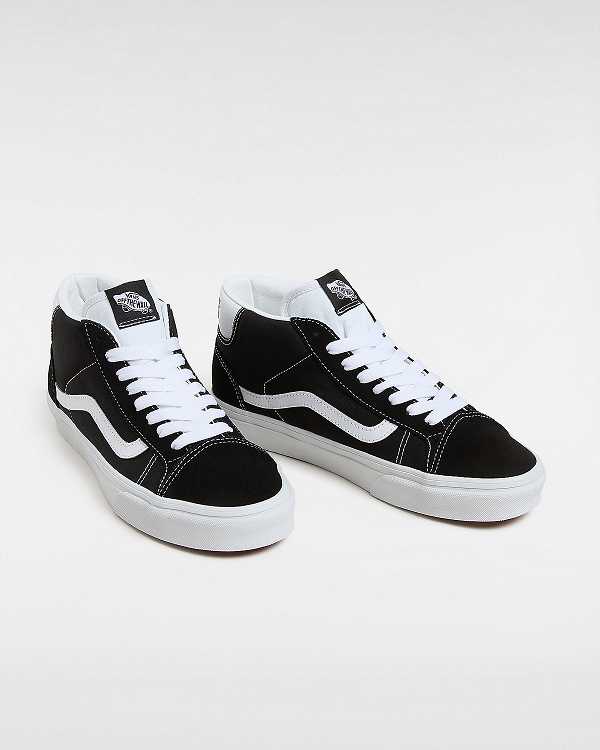 Black Men Vans Mid Skool 37 Sneakers Australia | VN9518246