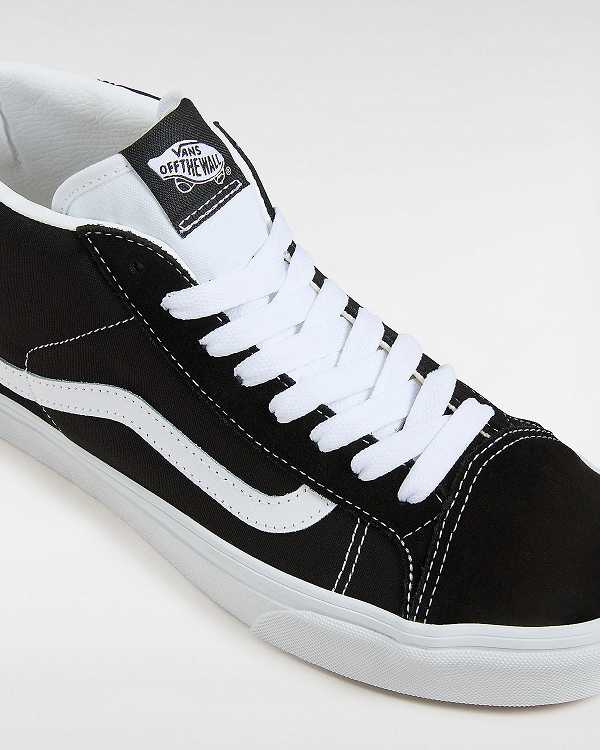 Black Men Vans Mid Skool 37 Sneakers Australia | VN9518246