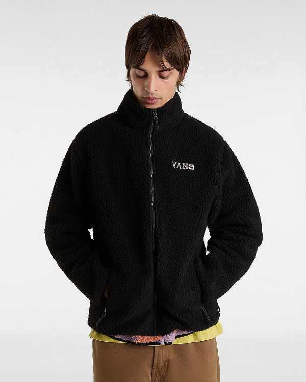 Black Men Vans Nimi Full Zip Jacket Australia | VN3609421