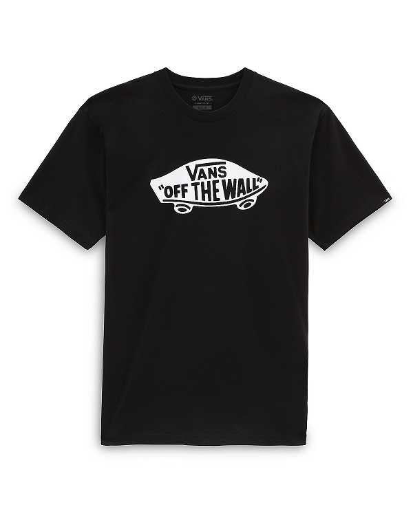 Black Men Vans OTW Classic Front T Shirts Australia | VN9746035