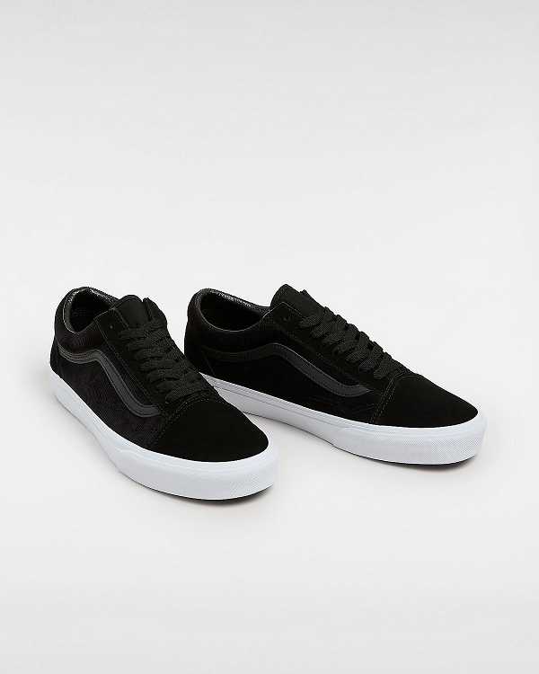 Black Men Vans Old Skool Pig Suede Sneakers Australia | VN1483970