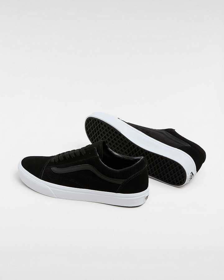 Black Men Vans Old Skool Pig Suede Sneakers Australia | VN1483970