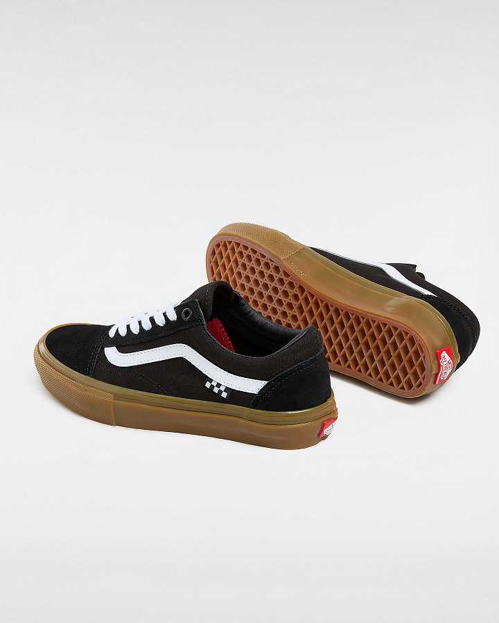 Black Men Vans Old Skool Skate Shoes Australia | VN5796420