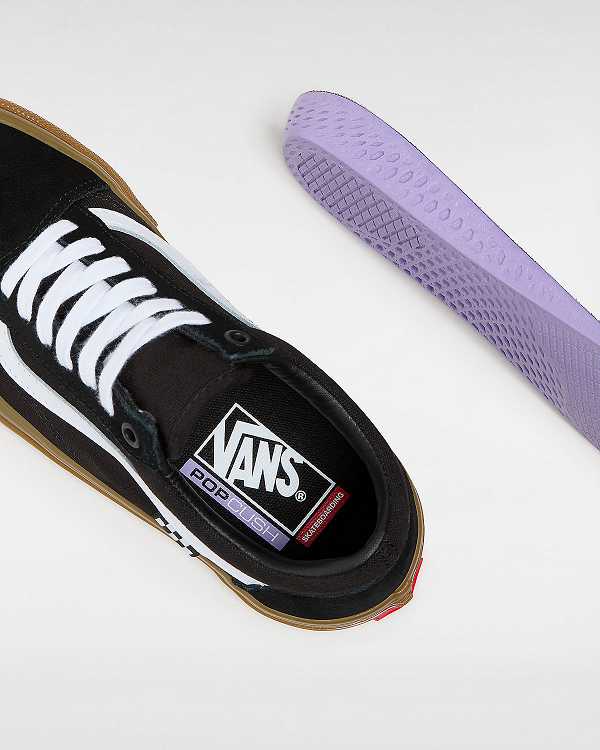 Black Men Vans Old Skool Skate Shoes Australia | VN5796420