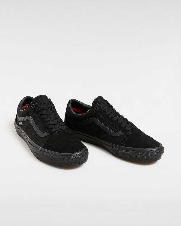 Black Men Vans Old Skool Skate Shoes Australia | VN7523016