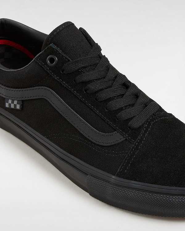 Black Men Vans Old Skool Skate Shoes Australia | VN7523016