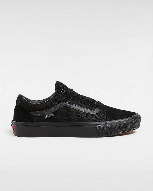 Black Men Vans Old Skool Skate Shoes Australia | VN7523016