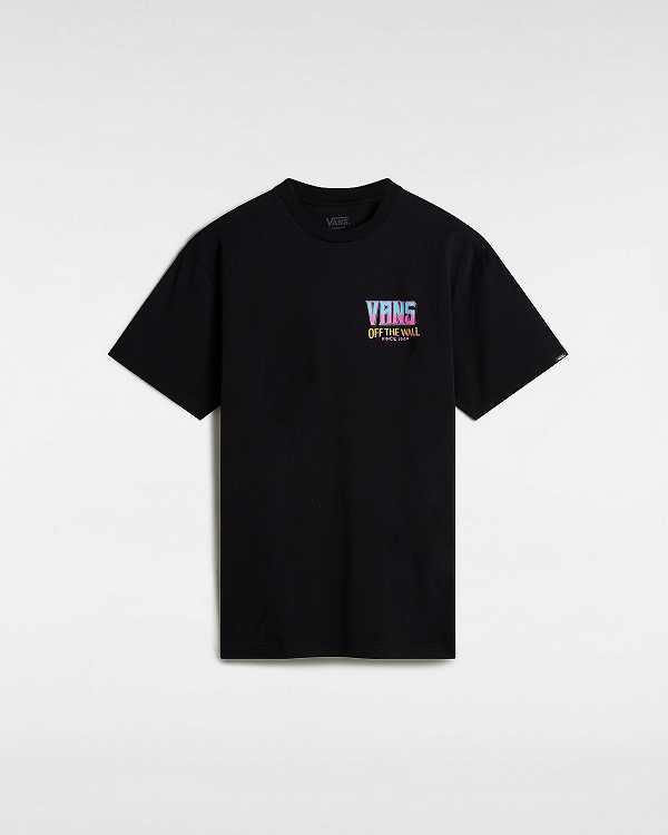 Black Men Vans Palm Cheers Classic T Shirts Australia | VN7243908