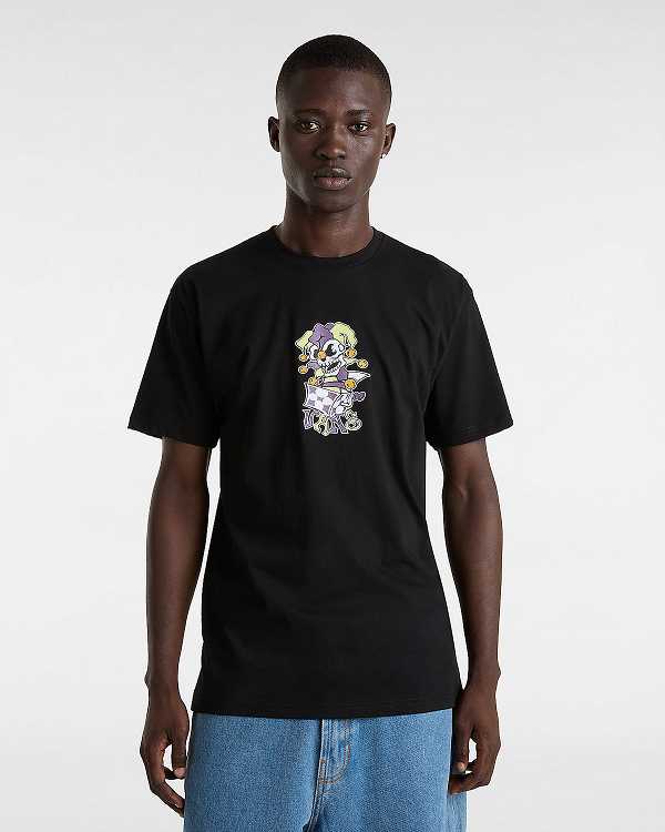 Black Men Vans Prankster T Shirts Australia | VN6297504