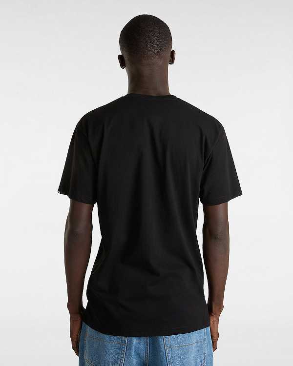 Black Men Vans Prankster T Shirts Australia | VN6297504