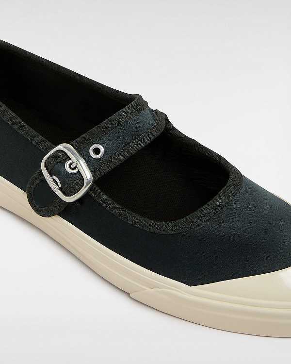 Black Men Vans Premium Lo Pro Satin Mary Janes Australia | VN2197384