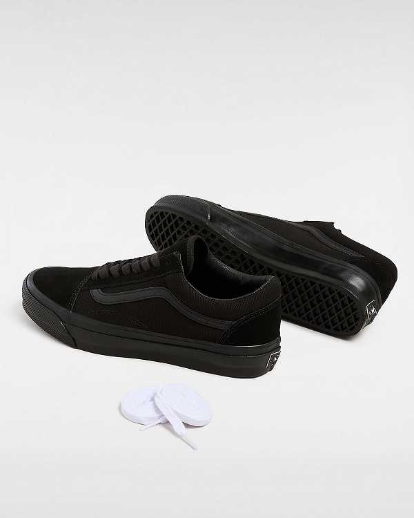 Black Men Vans Premium Old Skool Skate Shoes Australia | VN3785620