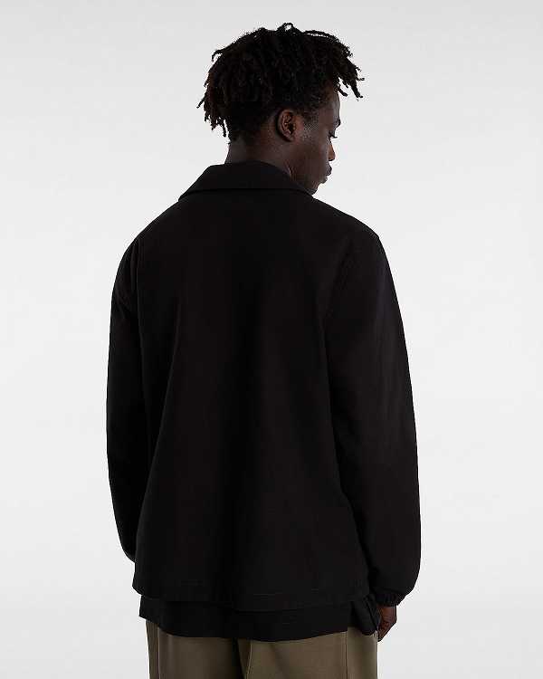 Black Men Vans Premium Reversible Station Jacket Australia | VN4795620