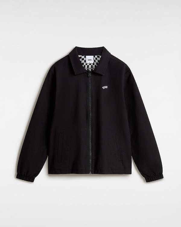 Black Men Vans Premium Reversible Station Jacket Australia | VN4795620