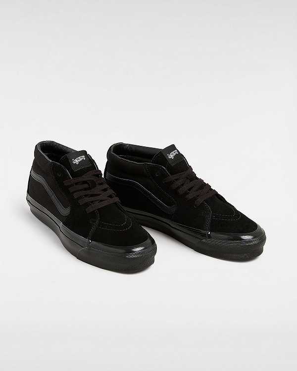 Black Men Vans Premium Sk8-Mid 83 Sneakers Australia | VN2135906