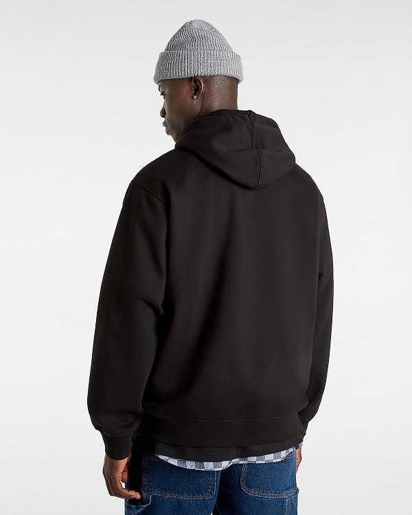 Black Men Vans Rattler Loose Hoodie Australia | VN5608497