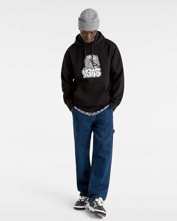 Black Men Vans Rattler Loose Hoodie Australia | VN5608497