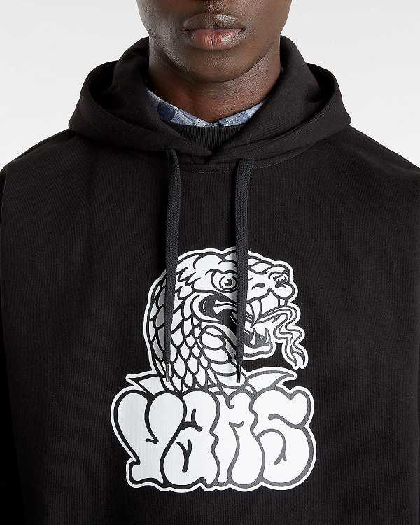 Black Men Vans Rattler Loose Hoodie Australia | VN5608497