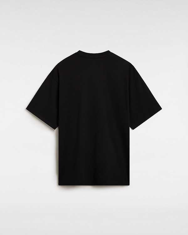 Black Men Vans Rattler T Shirts Australia | VN6587309