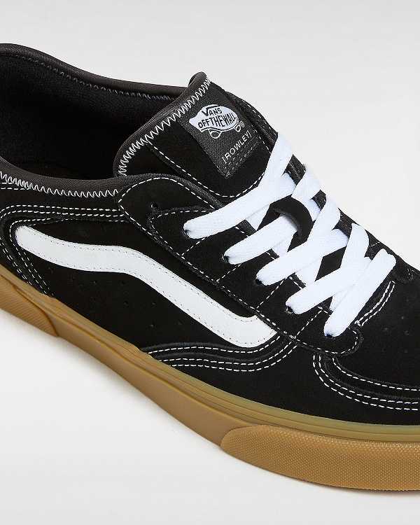 Black Men Vans Rowley Classic Sneakers Australia | VN2981564