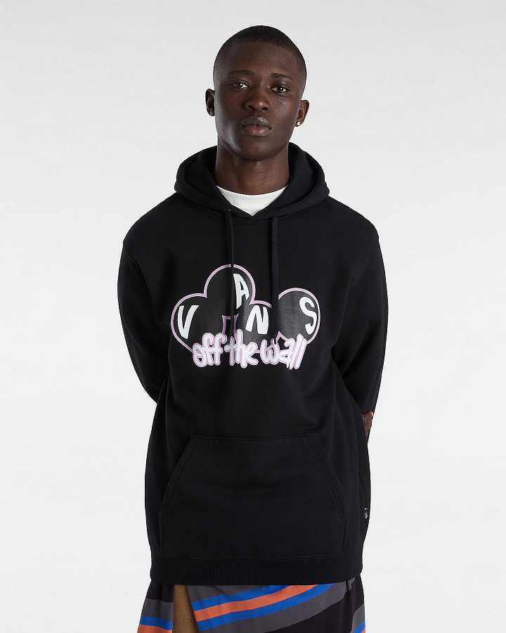 Black Men Vans Scuttle Hoodie Australia | VN3185279