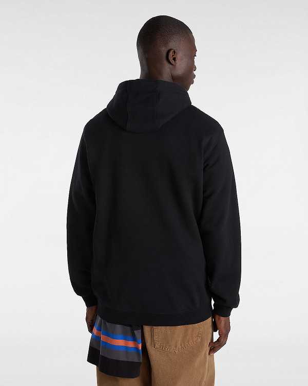 Black Men Vans Scuttle Hoodie Australia | VN3185279