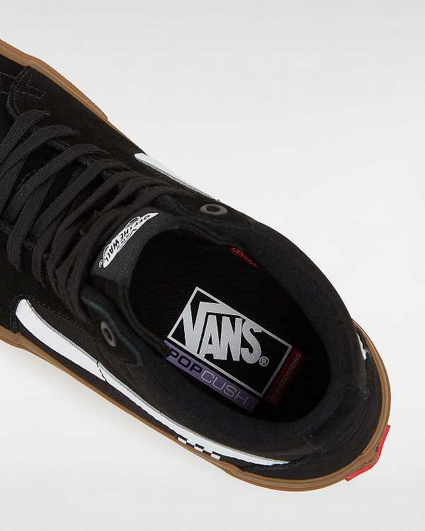 Black Men Vans Sk8-Hi Skate Shoes Australia | VN1950864