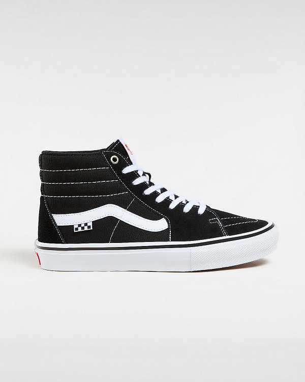 Black Men Vans Sk8-Hi Skate Shoes Australia | VN8359146