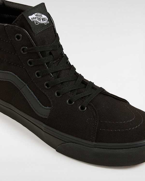 Black Men Vans Sk8-Hi Sneakers Australia | VN9250783