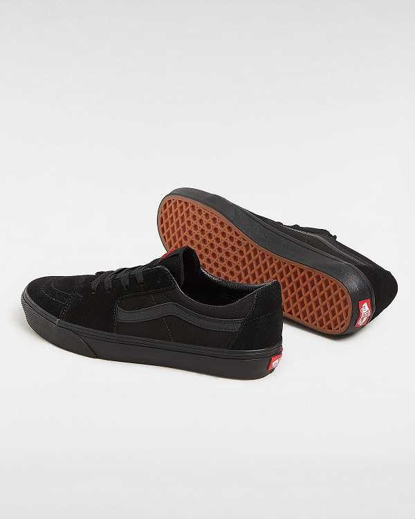 Black Men Vans Sk8-Low Sneakers Australia | VN3860452