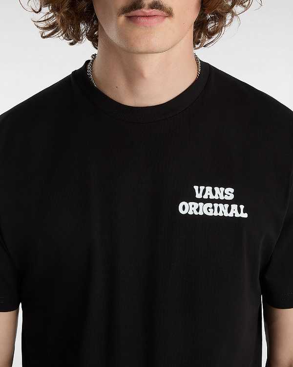 Black Men Vans Skull Void Classic T Shirts Australia | VN0243865