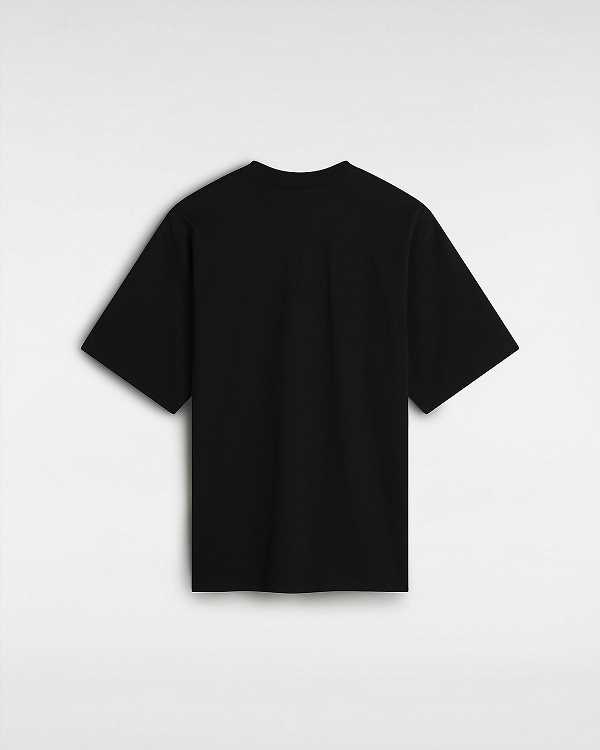 Black Men Vans Soles Loose T Shirts Australia | VN2196473