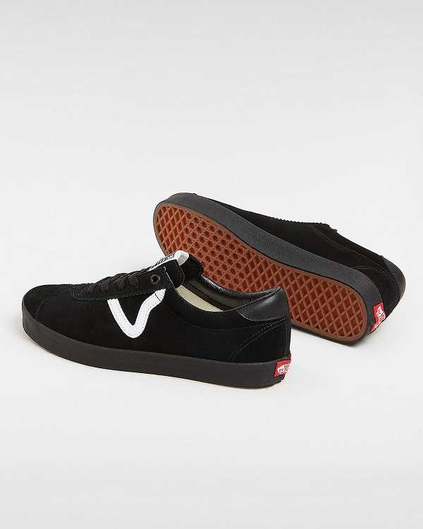 Black Men Vans Sport Low Sneakers Australia | VN1843690