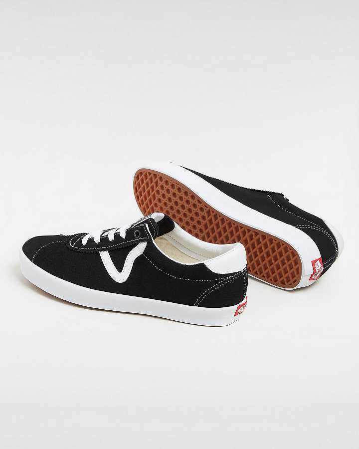 Black Men Vans Sport Low Sneakers Australia | VN7215348