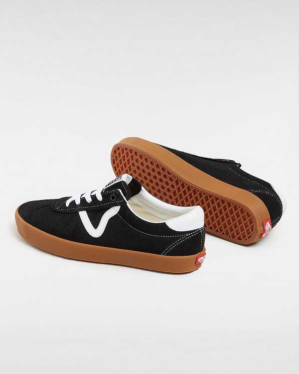 Black Men Vans Sport Low Sneakers Australia | VN8436057