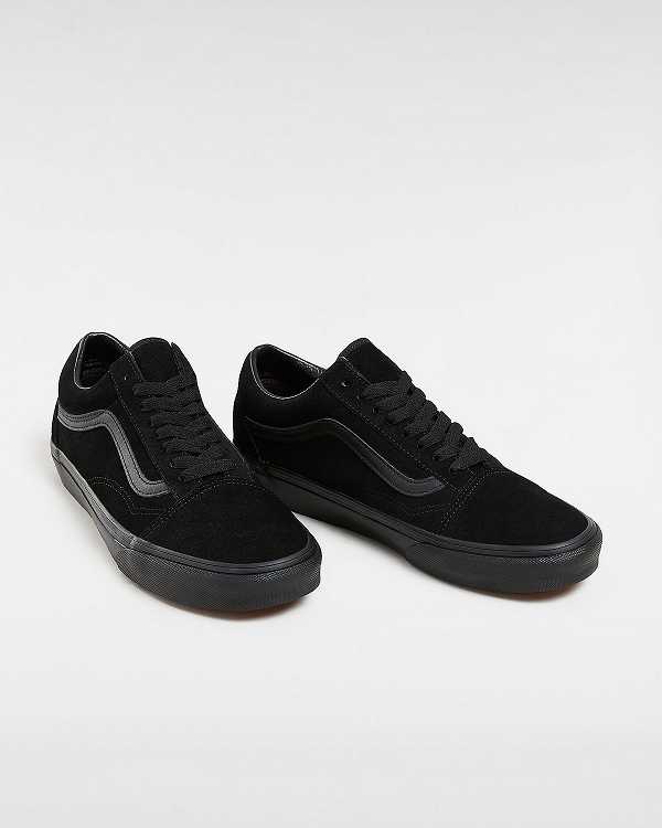 Black Men Vans Suede Old Skool Sneakers Australia | VN5726840