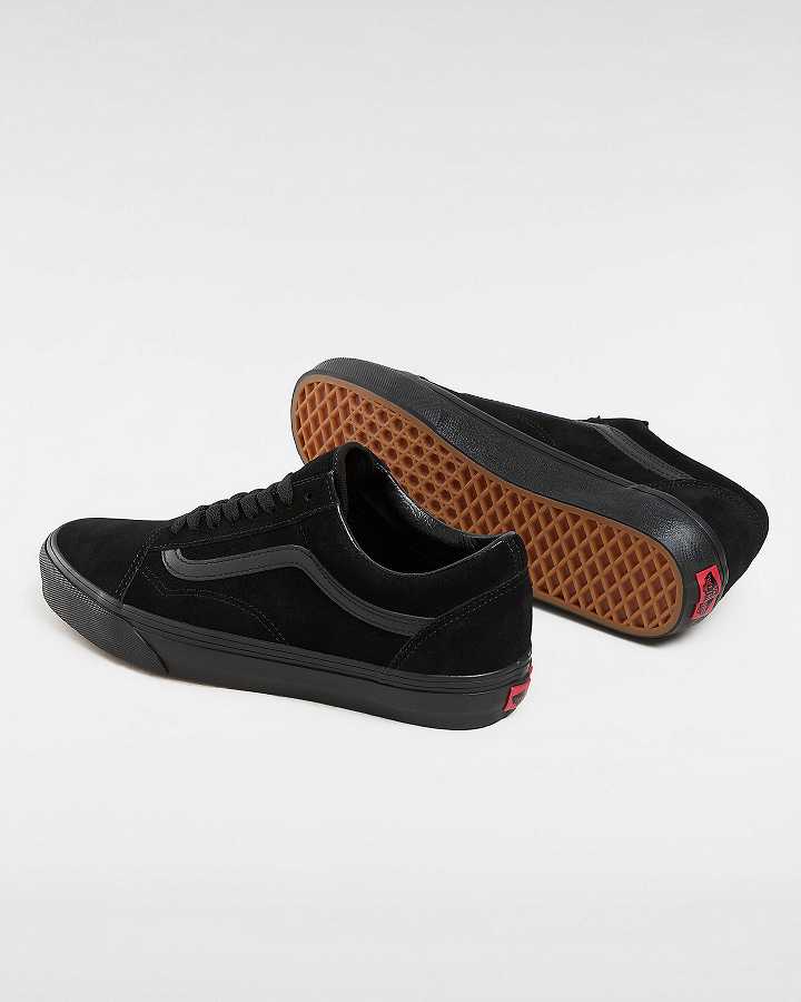 Black Men Vans Suede Old Skool Sneakers Australia | VN5726840