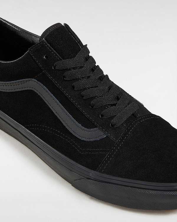 Black Men Vans Suede Old Skool Sneakers Australia | VN5726840