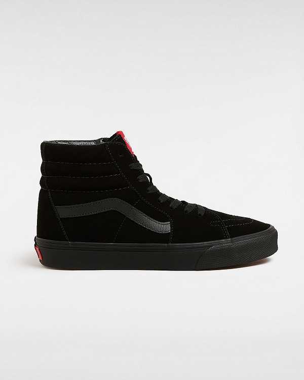 Black Men Vans Suede Sk8-Hi Sneakers Australia | VN8490571