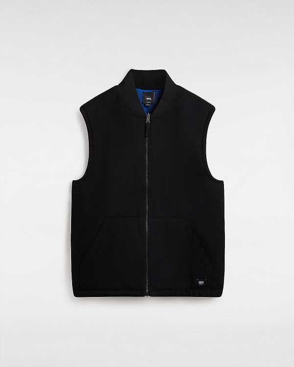 Black Men Vans Talbot Reversible Vest Australia | VN3824961