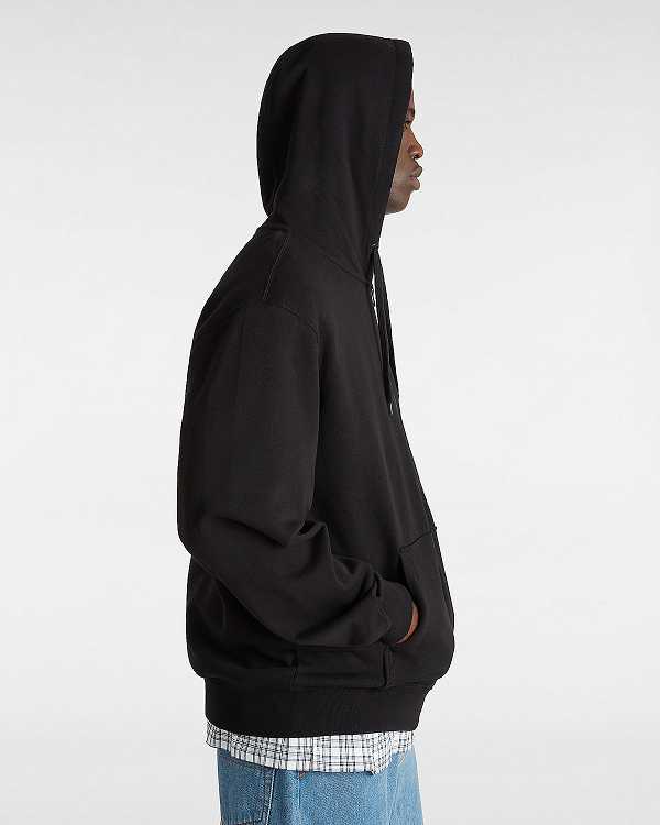 Black Men Vans True Waves Hoodie Australia | VN0273864