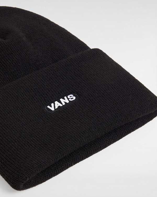 Black Unisex Vans Bagley Tall Cuff Beanie Australia | VN4603791