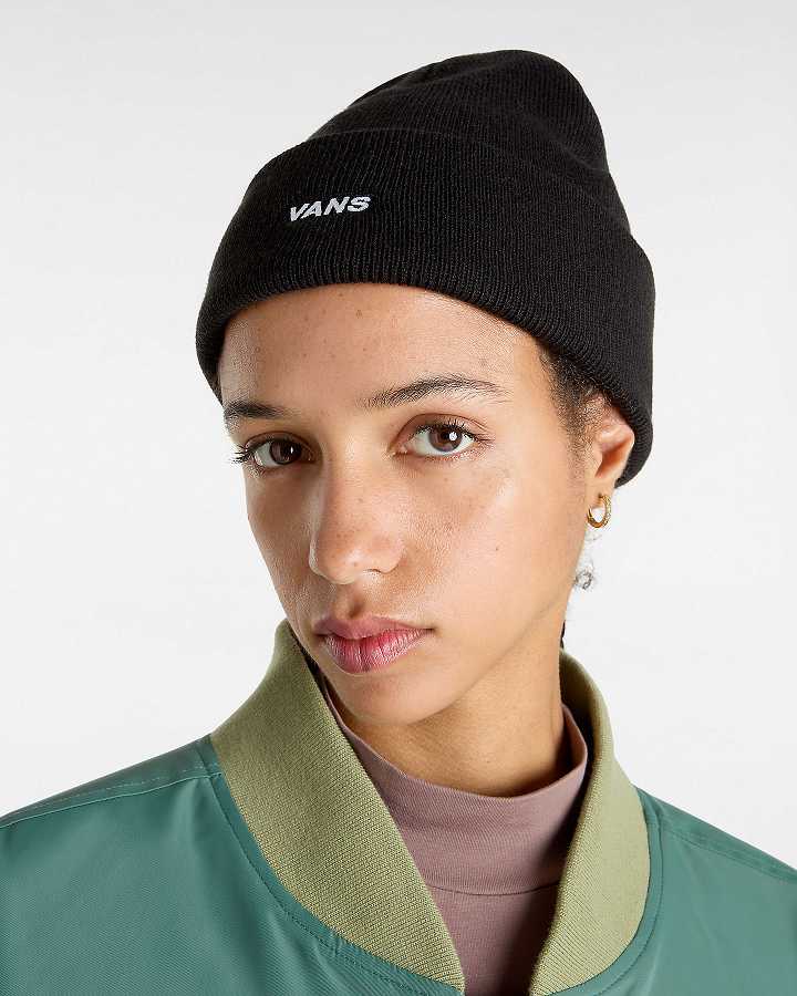 Black Unisex Vans Bagley Tall Cuff Beanie Australia | VN4603791