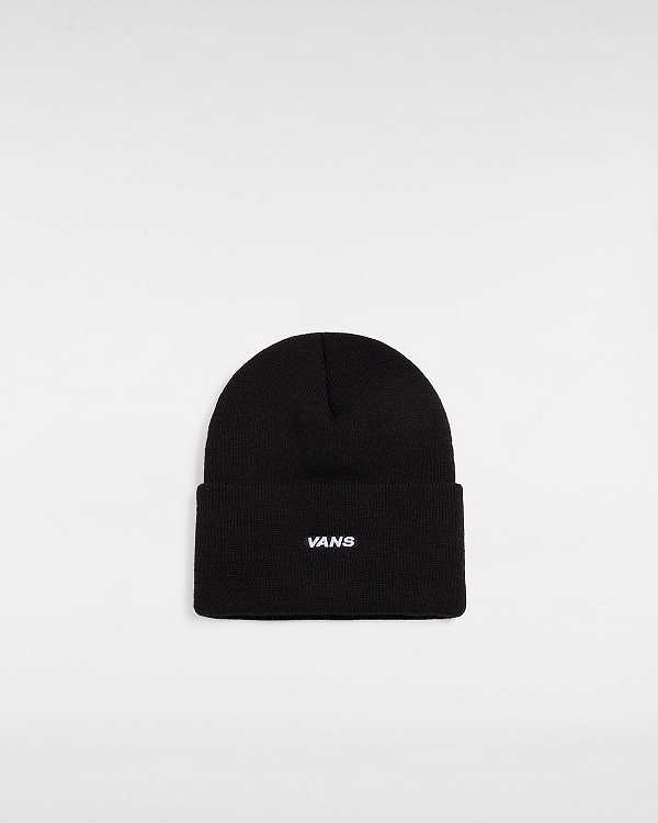 Black Unisex Vans Bagley Tall Cuff Beanie Australia | VN4603791