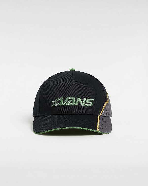 Black Unisex Vans Classic Strapback Hats Australia | VN8413906