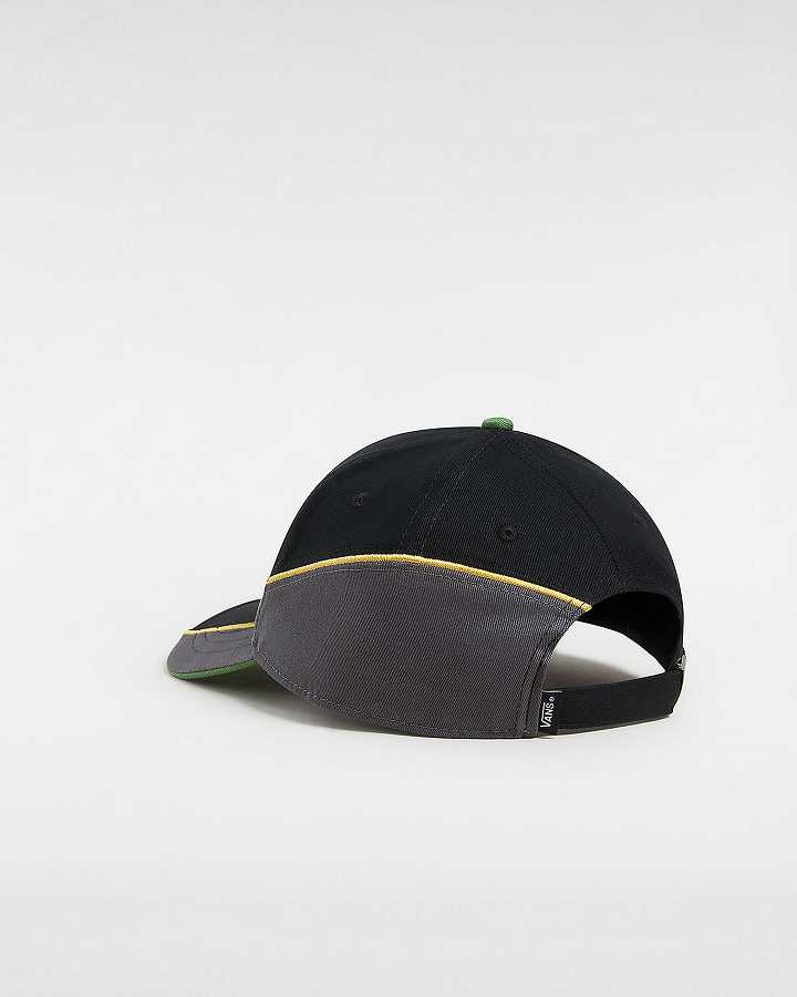 Black Unisex Vans Classic Strapback Hats Australia | VN8413906